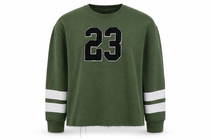 Genetic Apparel Womens Green Cotton Pullover Sweatshirt Size M Pullover - 23