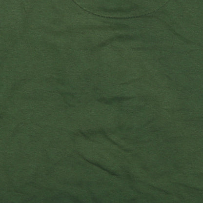 Genetic Apparel Womens Green Cotton Pullover Sweatshirt Size M Pullover - 23