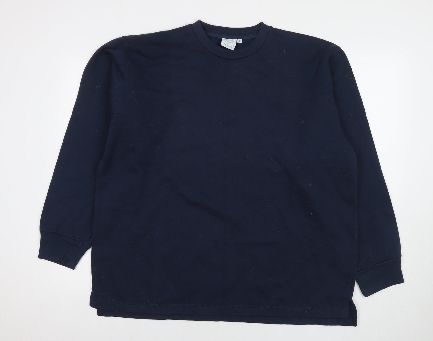 Scouts Womens Blue Cotton Pullover Sweatshirt Size L Pullover