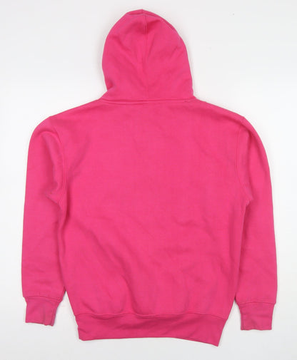 Zone One Womens Pink Cotton Pullover Hoodie Size XS Pullover - London