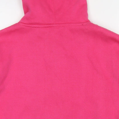 Zone One Womens Pink Cotton Pullover Hoodie Size XS Pullover - London