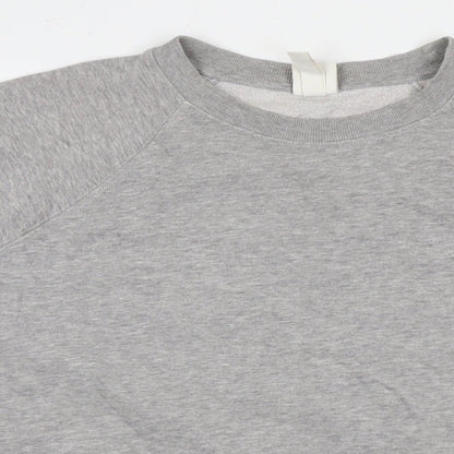 H&M Womens Blue Cotton Pullover Sweatshirt Size M Pullover