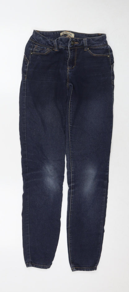 Womens UK Size 26 in Blue Spice Regular Fit Skinny Blue Jeans