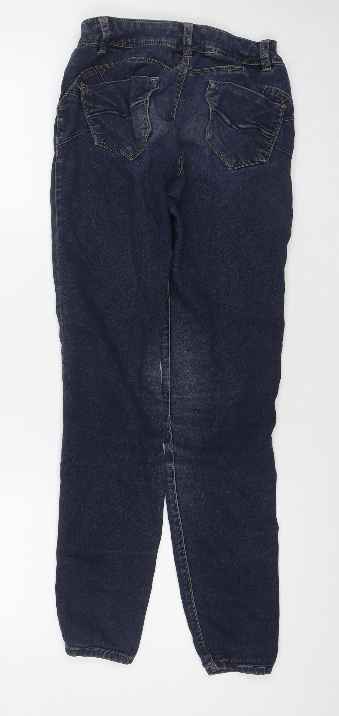 Womens UK Size 26 in Blue Spice Regular Fit Skinny Blue Jeans