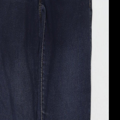Womens UK Size 26 in Blue Spice Regular Fit Skinny Blue Jeans
