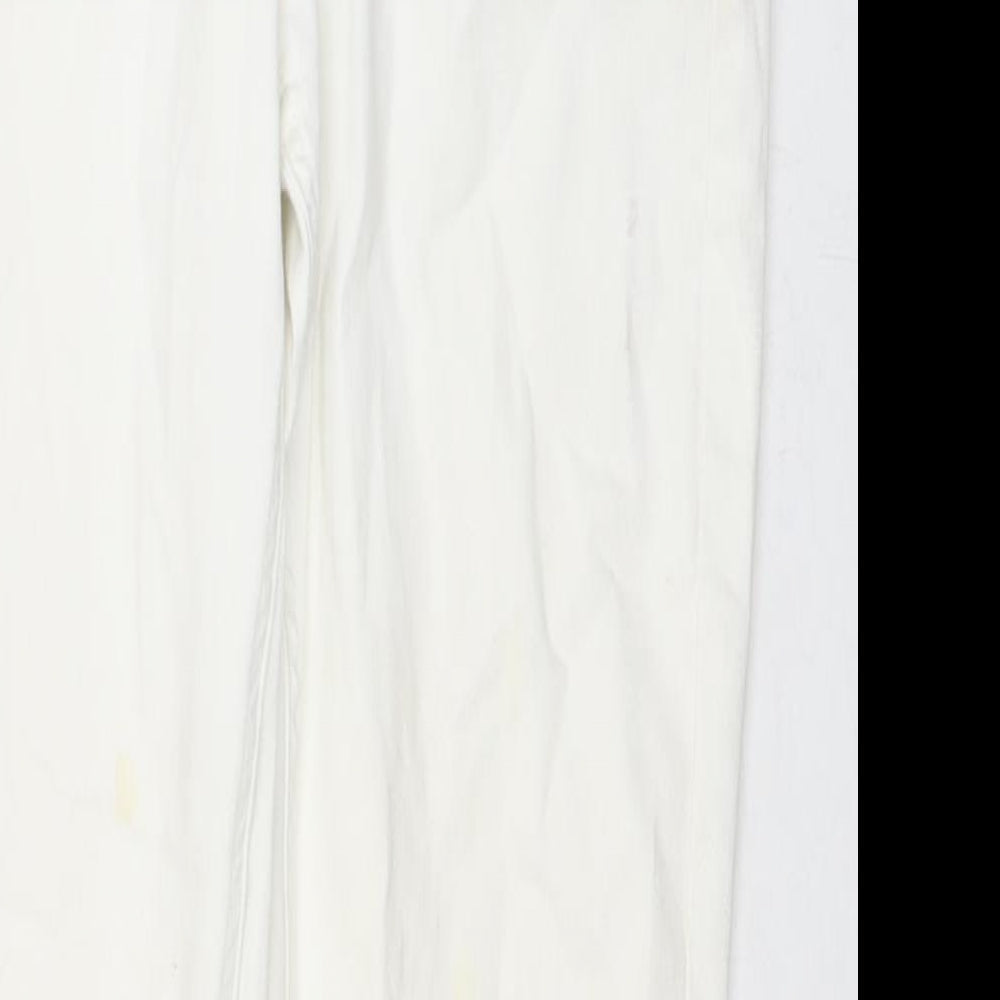 Womens UK Size 12 Marks and Spencer Regular Fit Skinny White Jeans