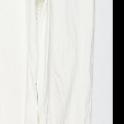 Womens UK Size 12 Marks and Spencer Regular Fit Skinny White Jeans