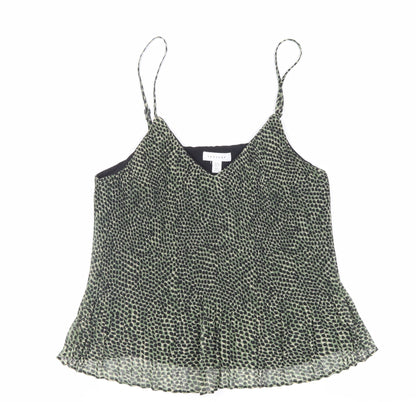 Womens UK Size 10 Topshop Green Camisole Tank