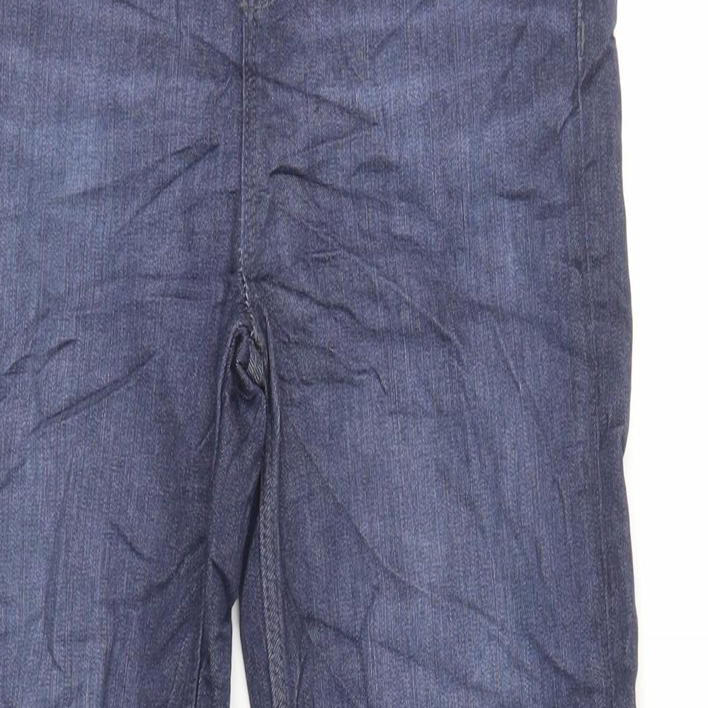 Womens UK Size 10 Marks and Spencer Regular Fit Straight Blue Jeans