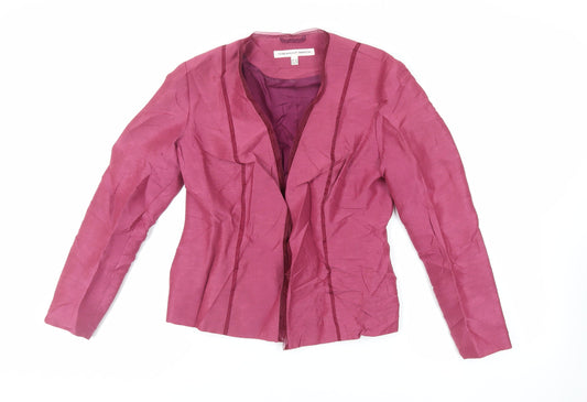 Fenn Wright Manson Womens Pink Jacket Blazer Size 10 - Open