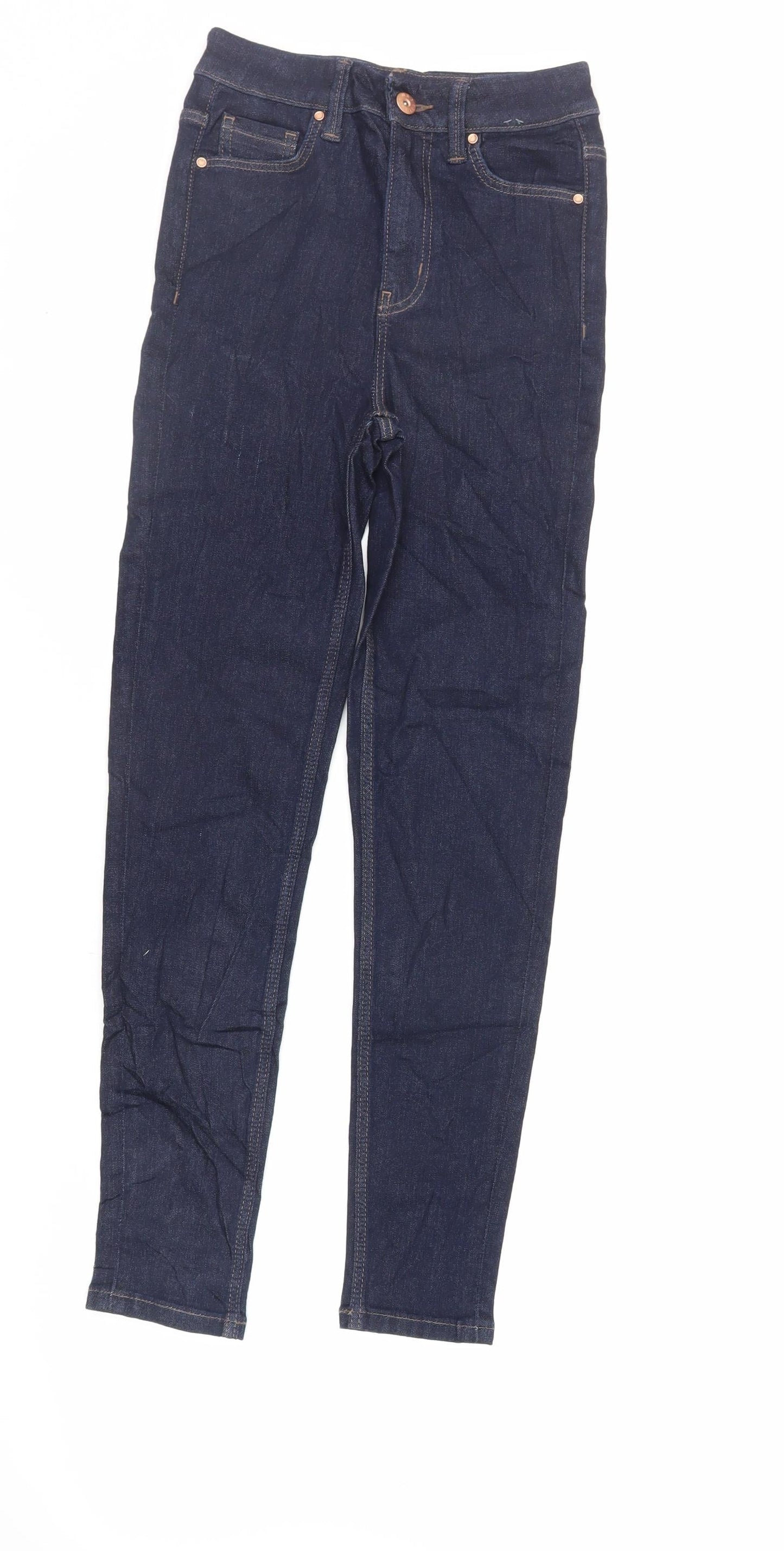 Womens UK Size 6 Marks and Spencer Regular Fit Skinny Blue Jeans