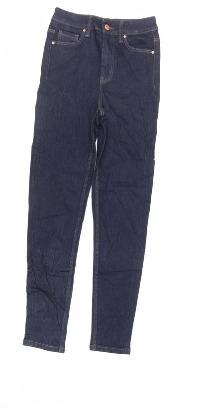 Womens UK Size 6 Marks and Spencer Regular Fit Skinny Blue Jeans