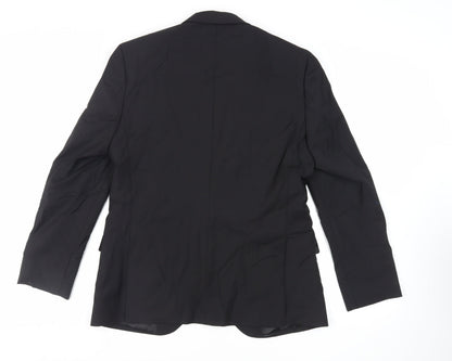 Mens UK Size 40 Marks and Spencer Regular Black Suit Jacket