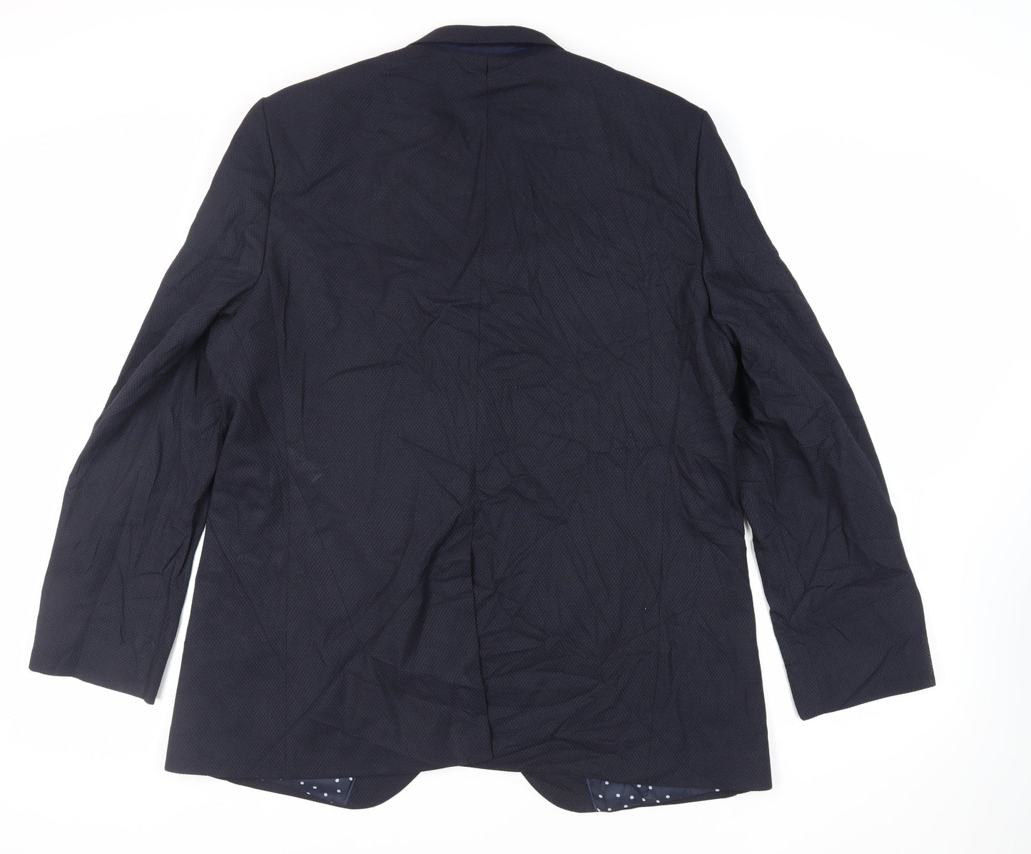 Mens UK Size 46 Marks and Spencer Regular Blue Suit Jacket
