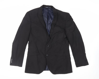 Mens UK Size 40 NEXT Regular Black Suit Jacket
