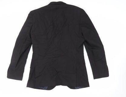 Mens UK Size 40 NEXT Regular Black Suit Jacket
