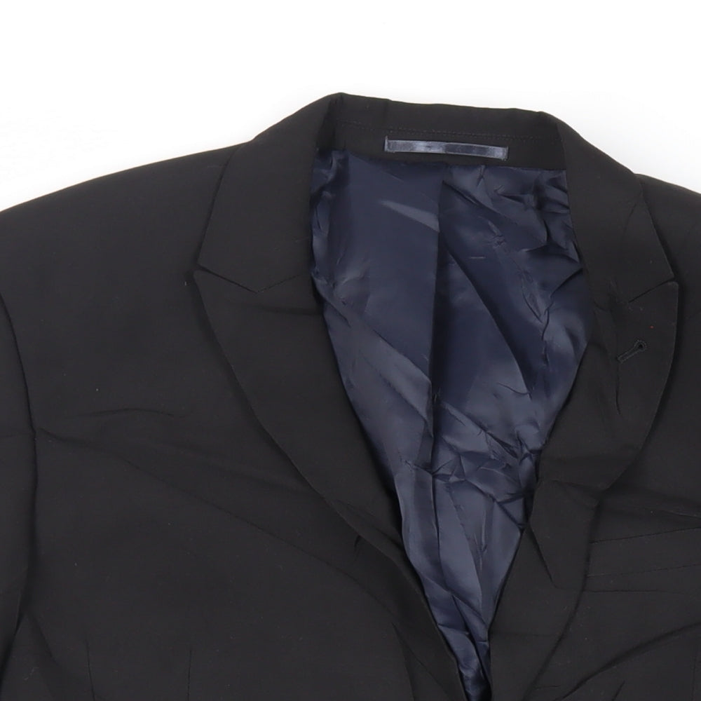 Mens UK Size 40 NEXT Regular Black Suit Jacket