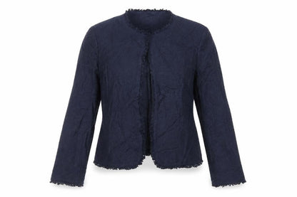 Marks & Spencer Womens Blue Jacket Blazer Size 12 Hook & Eye