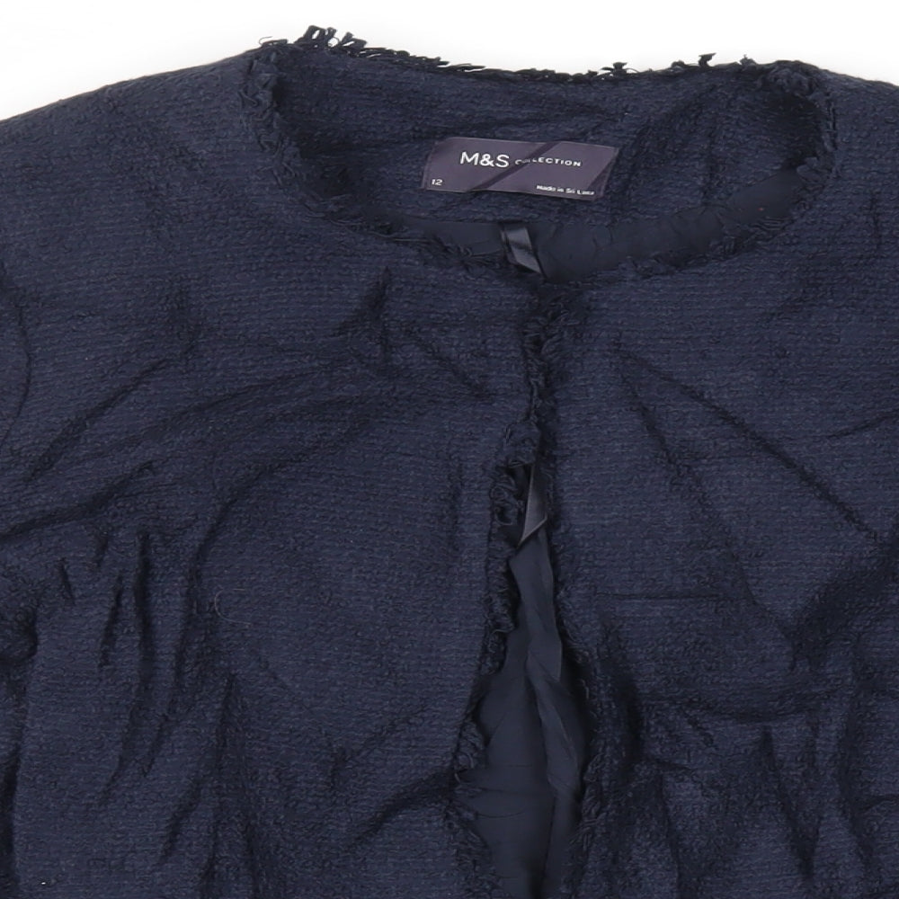 Womens UK Size 12 Marks and Spencer Blue Jacket