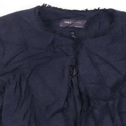 Womens UK Size 12 Marks and Spencer Blue Jacket