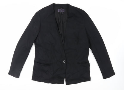Womens UK Size 14 Marks and Spencer Black Jacket