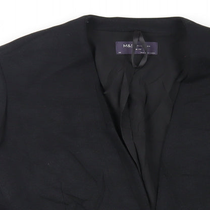 Womens UK Size 14 Marks and Spencer Black Jacket