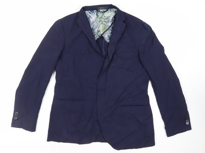 Mens UK Size 42 Marks and Spencer Regular Blue Suit Jacket