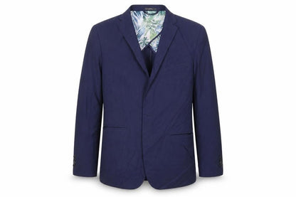 Marks & Spencer Mens Blue Polyester Jacket Blazer Size 42 Regular