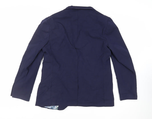 Mens UK Size 42 Marks and Spencer Regular Blue Suit Jacket