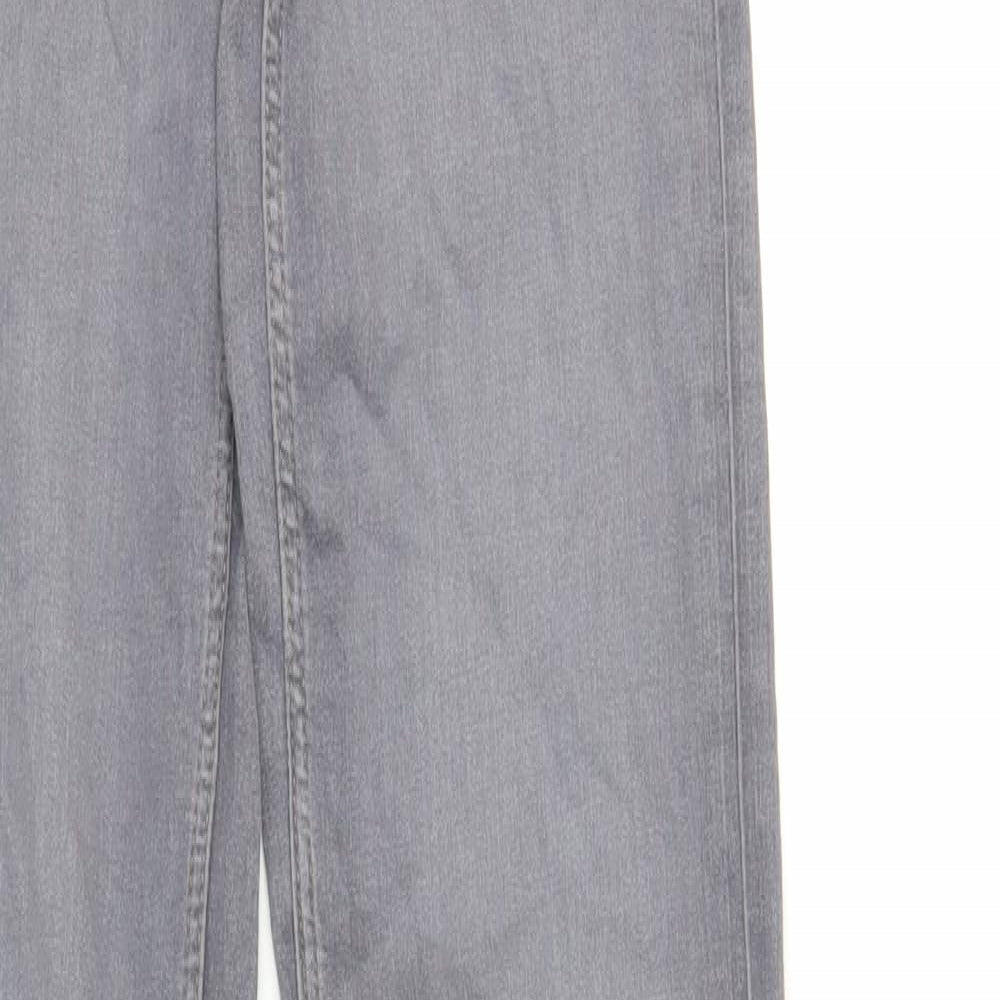 Womens UK Size 8 Marks and Spencer Regular Fit Straight Grey Jeans