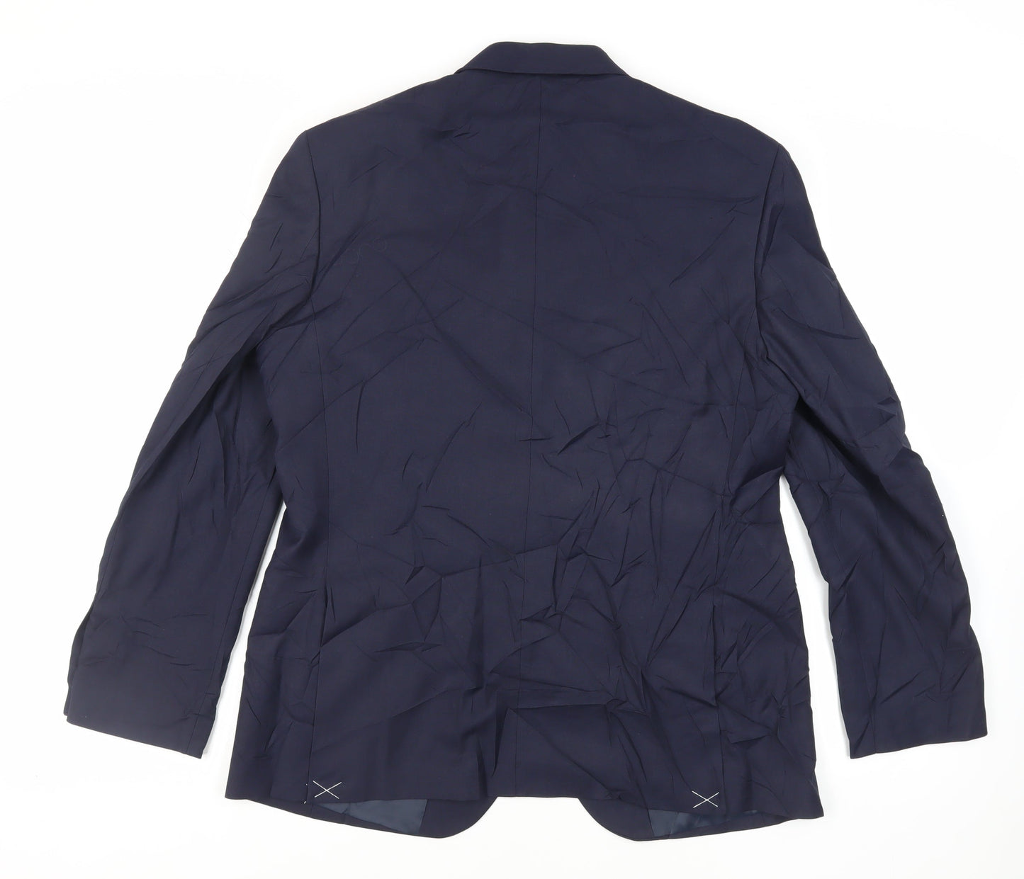 Mens UK Size 42 Marks and Spencer Regular Blue Suit Jacket