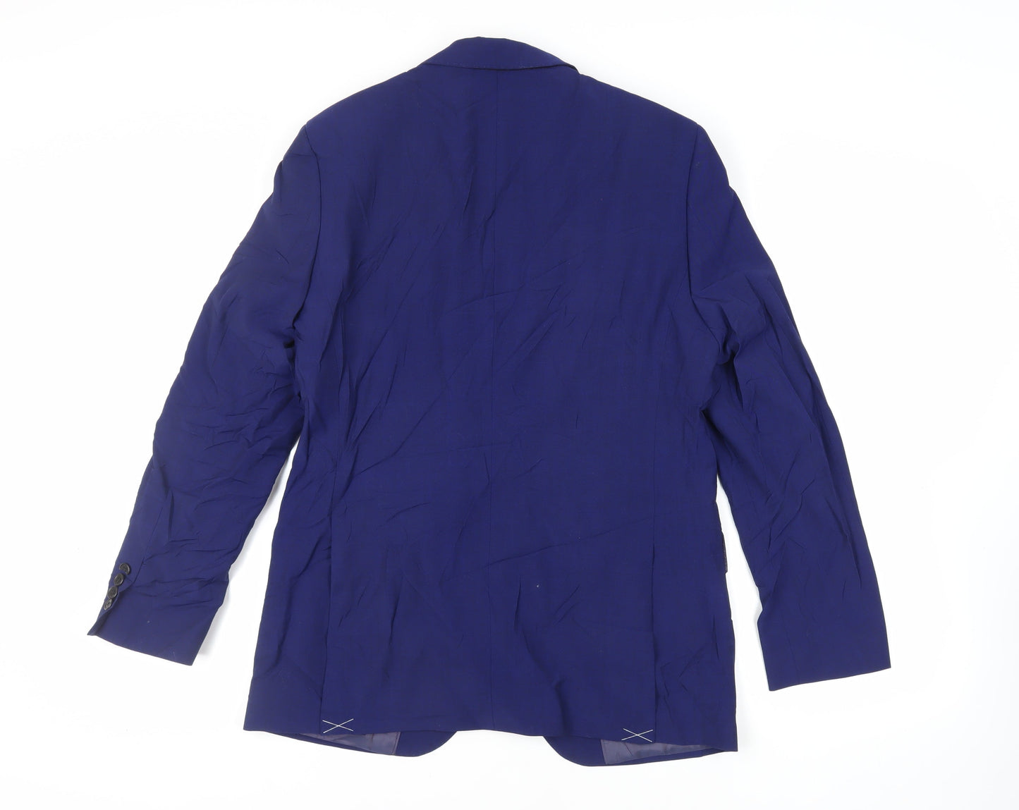 Mens UK Size 38 Marks and Spencer Regular Blue Suit Jacket