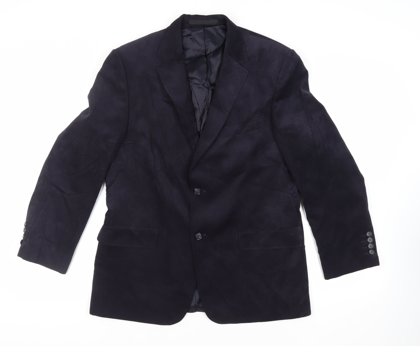 Mens UK Size 40 Marks and Spencer Regular Blue Suit Jacket