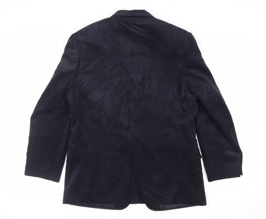 Mens UK Size 40 Marks and Spencer Regular Blue Suit Jacket