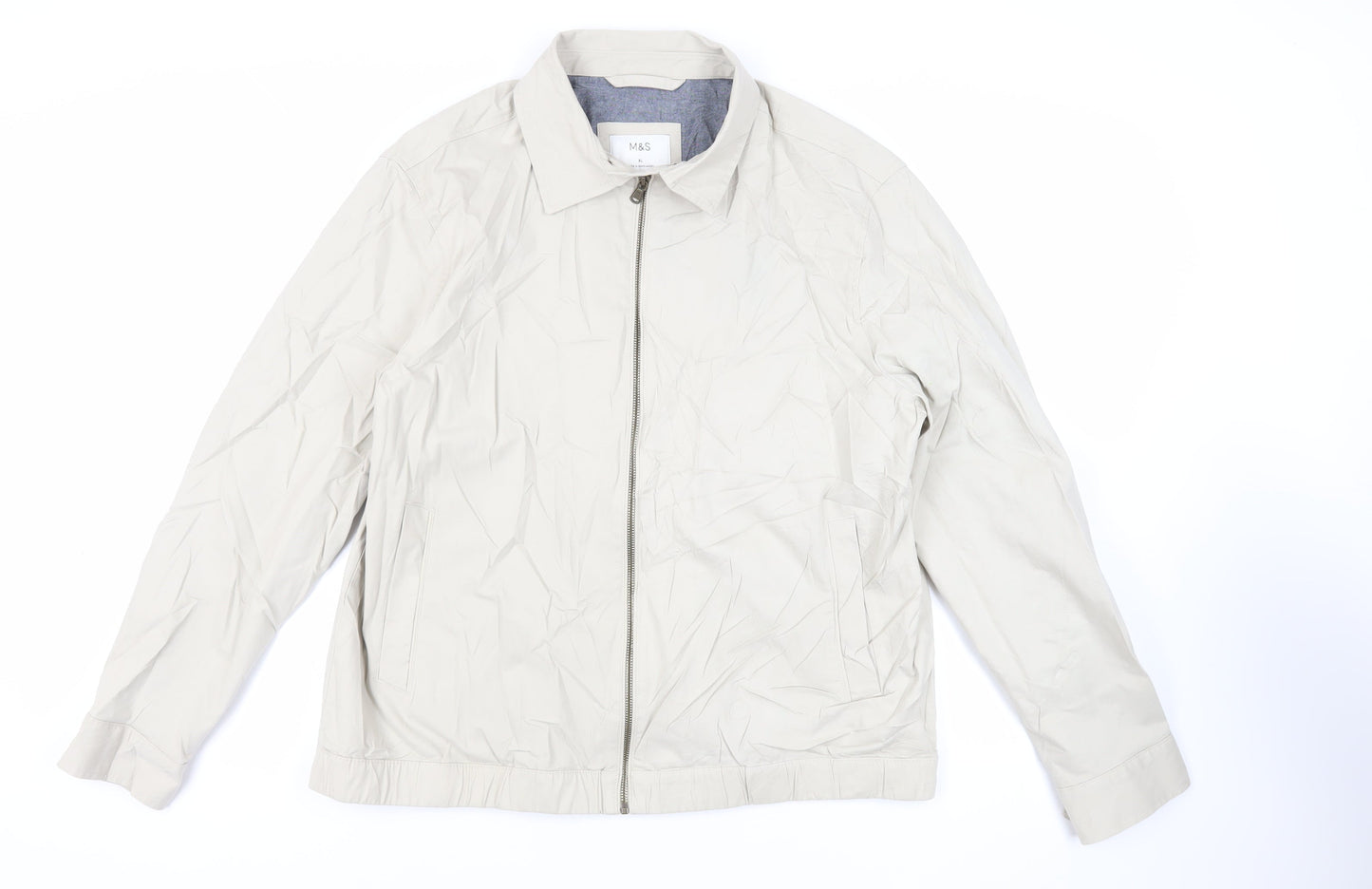 Mens UK Size XL Marks and Spencer Beige Jacket