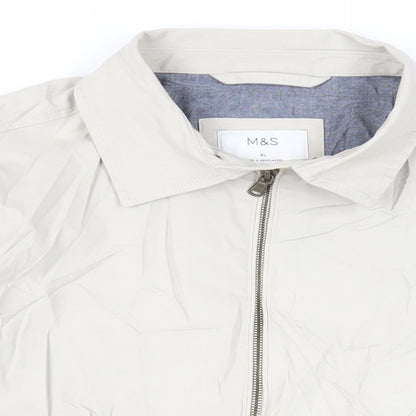 Mens UK Size XL Marks and Spencer Beige Jacket