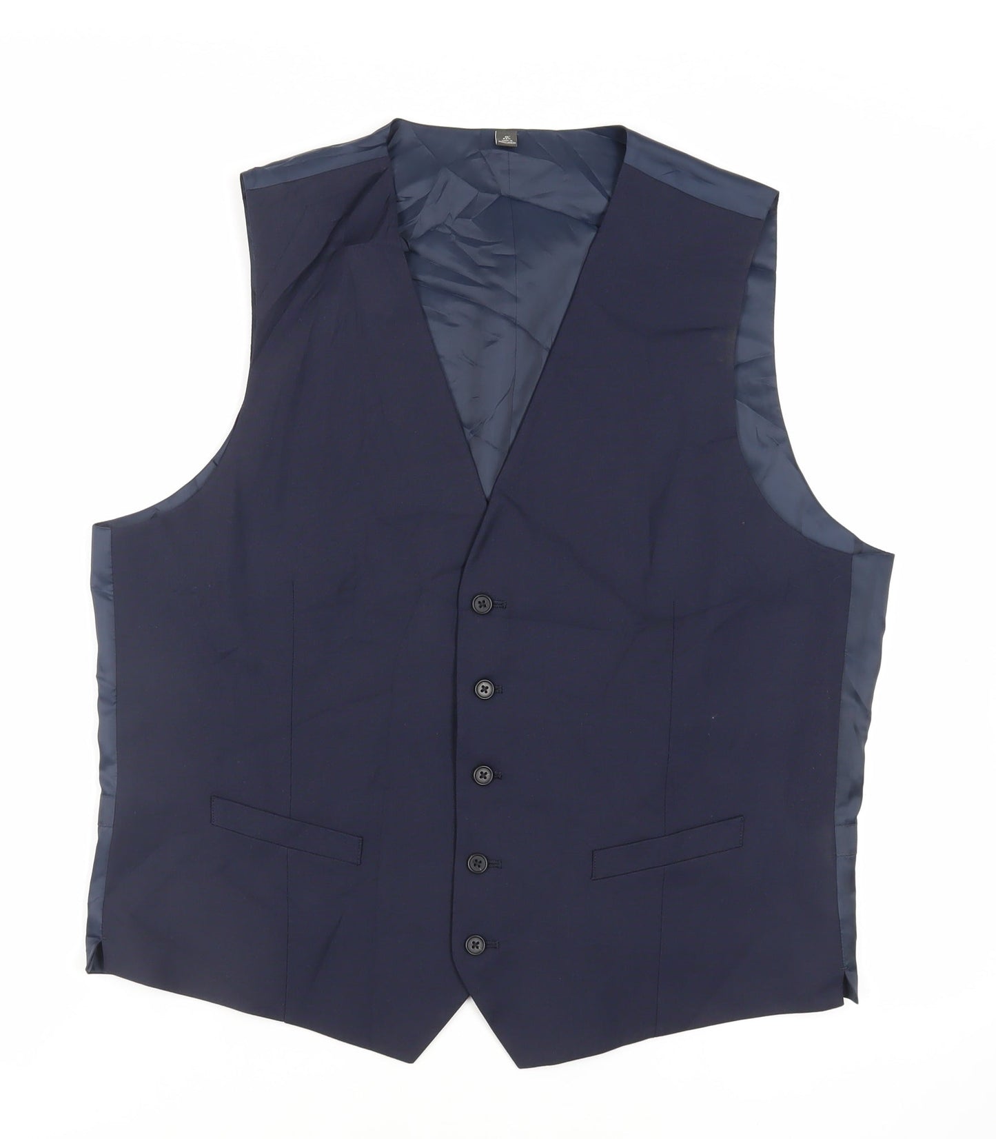 Mens UK Size 46 Marks and Spencer Regular Blue Suit Jacket
