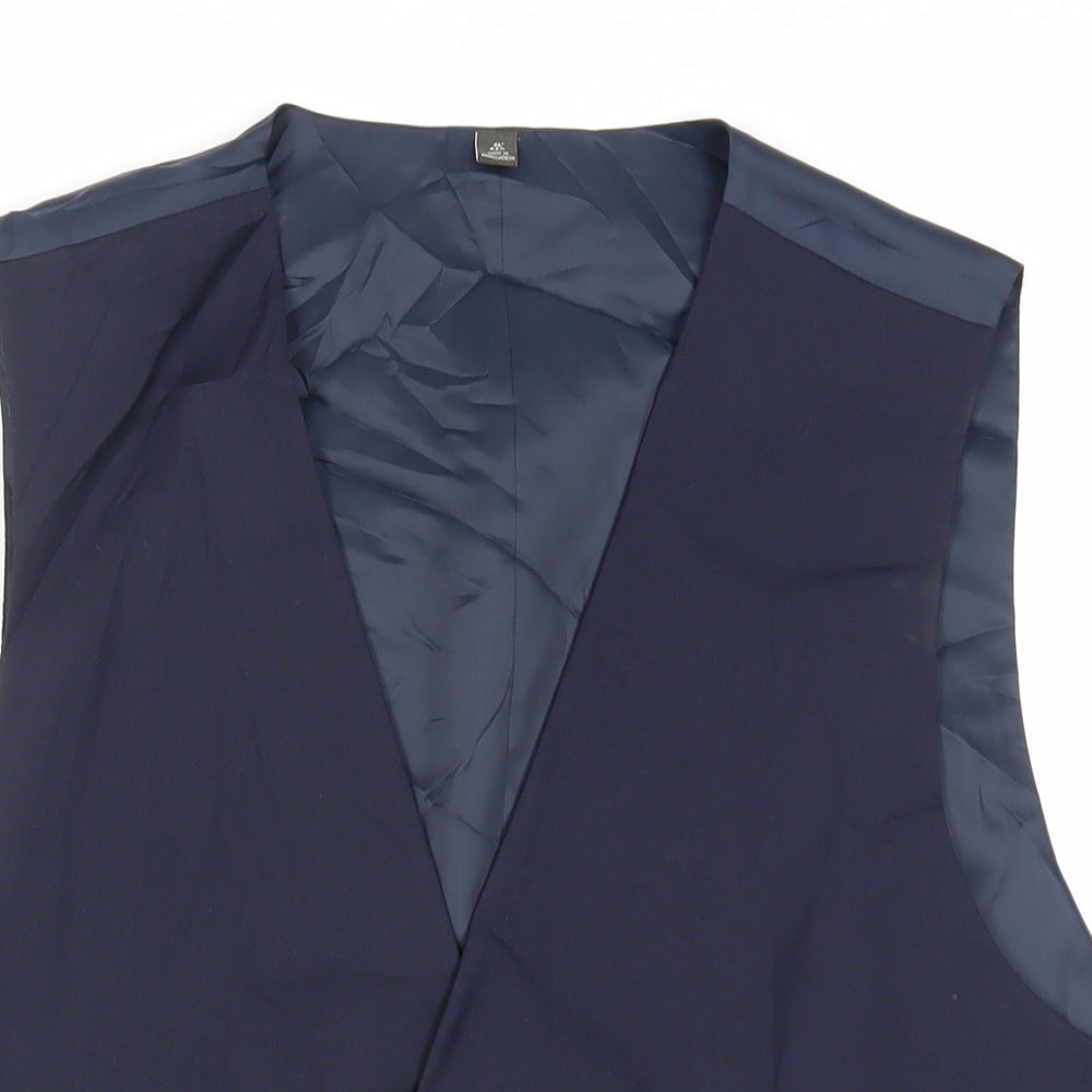 Mens UK Size 46 Marks and Spencer Regular Blue Suit Jacket