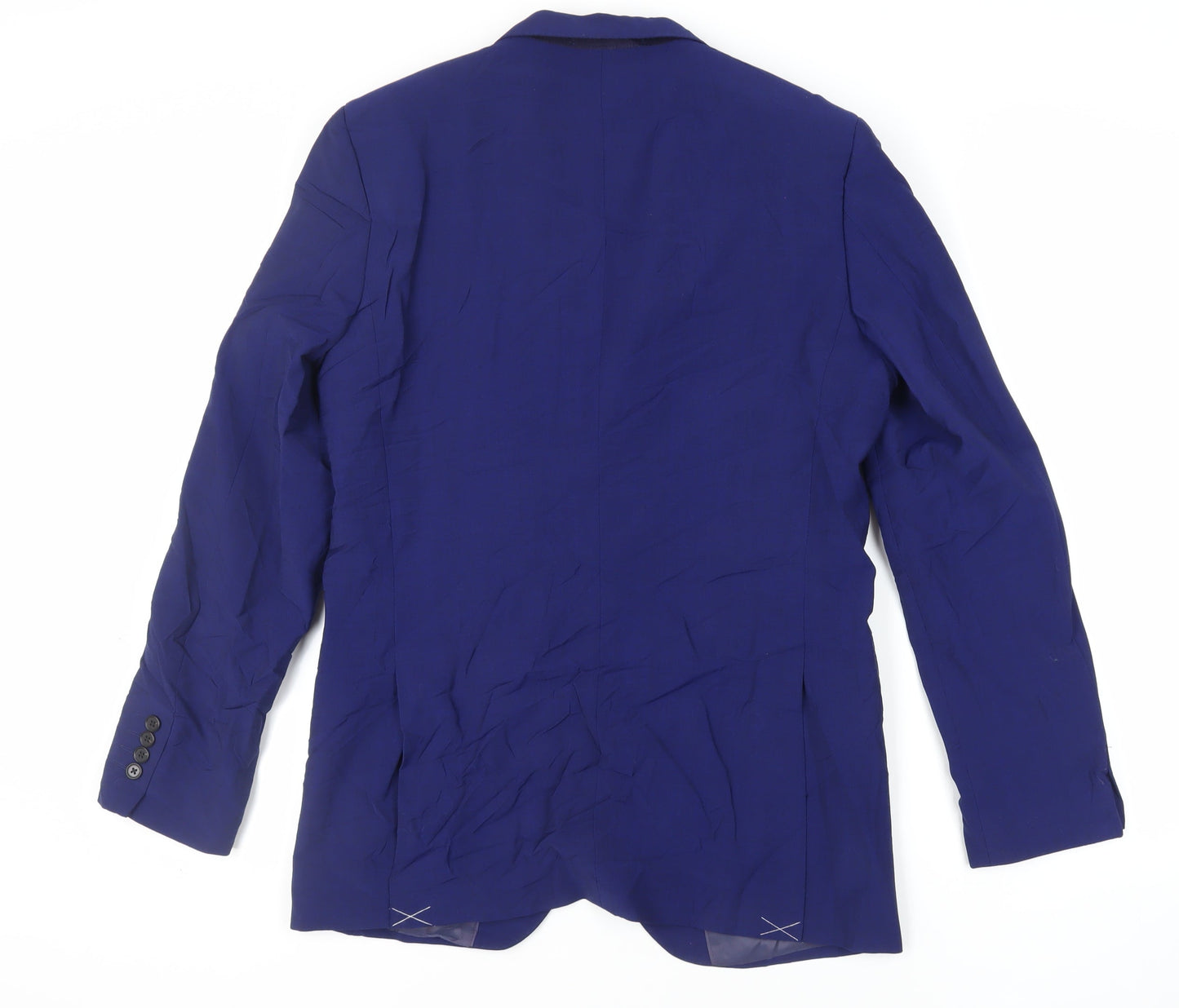 Mens UK Size 38 Marks and Spencer Regular Blue Suit Jacket