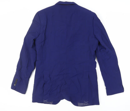 Mens UK Size 38 Marks and Spencer Regular Blue Suit Jacket