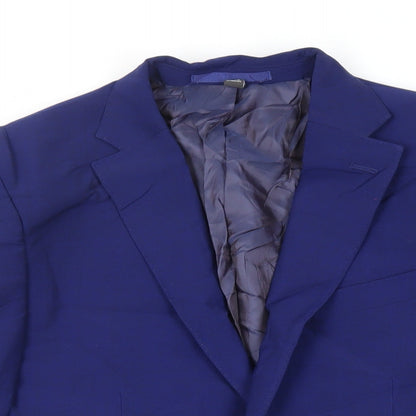 Mens UK Size 38 Marks and Spencer Regular Blue Suit Jacket