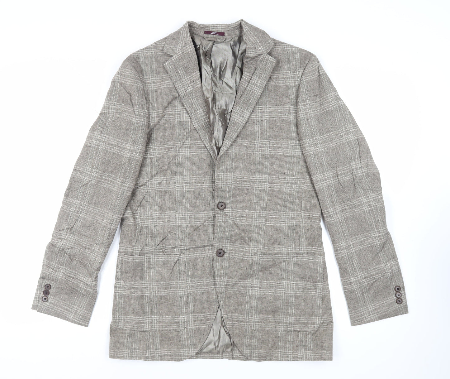 Mens UK Size 38 Marks and Spencer Regular Beige Suit Jacket