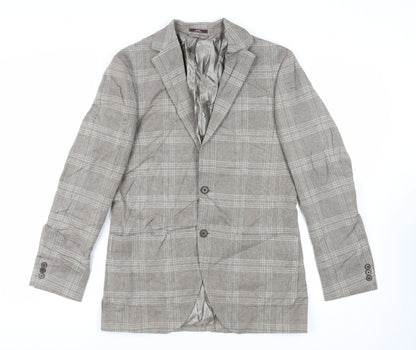 Mens UK Size 38 Marks and Spencer Regular Beige Suit Jacket