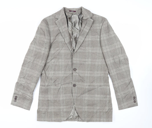 Mens UK Size 38 Marks and Spencer Regular Beige Suit Jacket