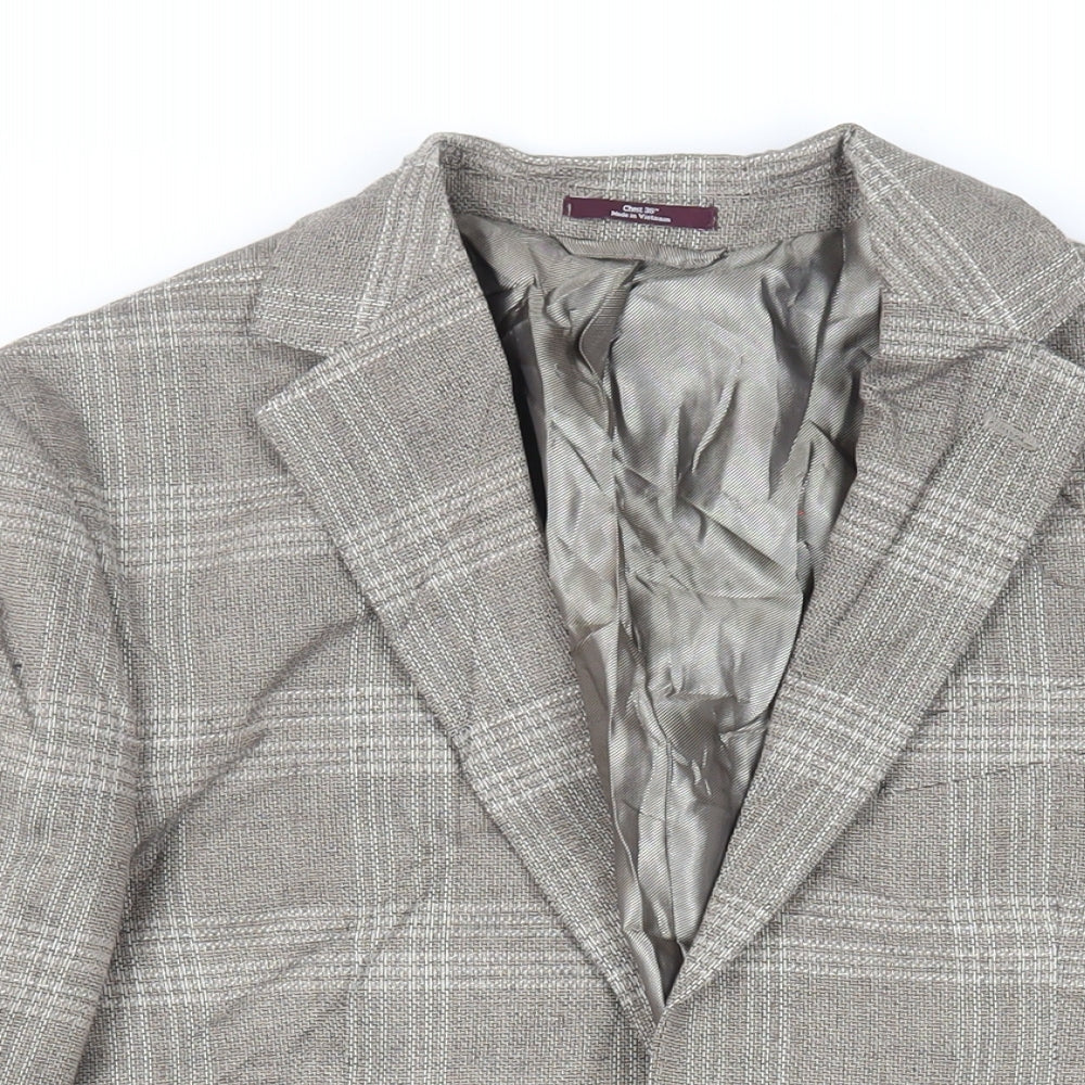 Mens UK Size 38 Marks and Spencer Regular Beige Suit Jacket