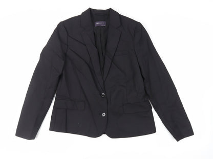 Womens UK Size 10 Marks and Spencer Black Jacket
