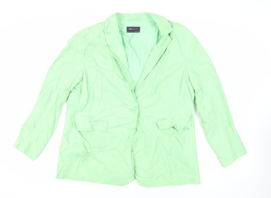 Womens UK Size 20 Marks and Spencer Green Jacket