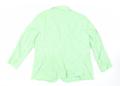 Womens UK Size 20 Marks and Spencer Green Jacket