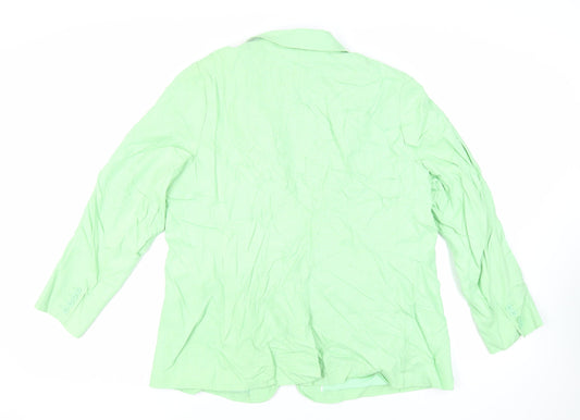 Womens UK Size 20 Marks and Spencer Green Jacket