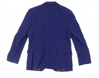 Mens UK Size 38 Marks and Spencer Regular Blue Suit Jacket